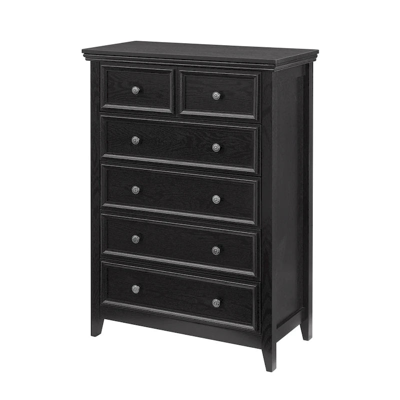 Commode moderne à 6 tiroirs, Organisateur de placard à 6 tiroirs - 31,50 * 15,75 * 44,29