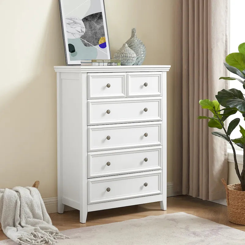 Commode moderne à 6 tiroirs, Organisateur de placard à 6 tiroirs - 31,50 * 15,75 * 44,29