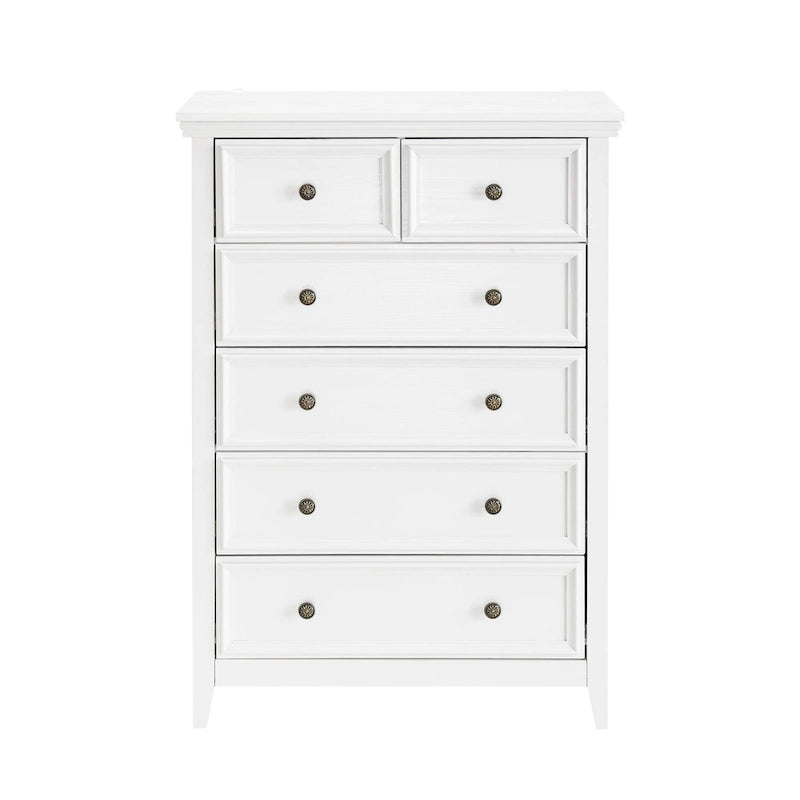 Commode moderne à 6 tiroirs, Organisateur de placard à 6 tiroirs - 31,50 * 15,75 * 44,29