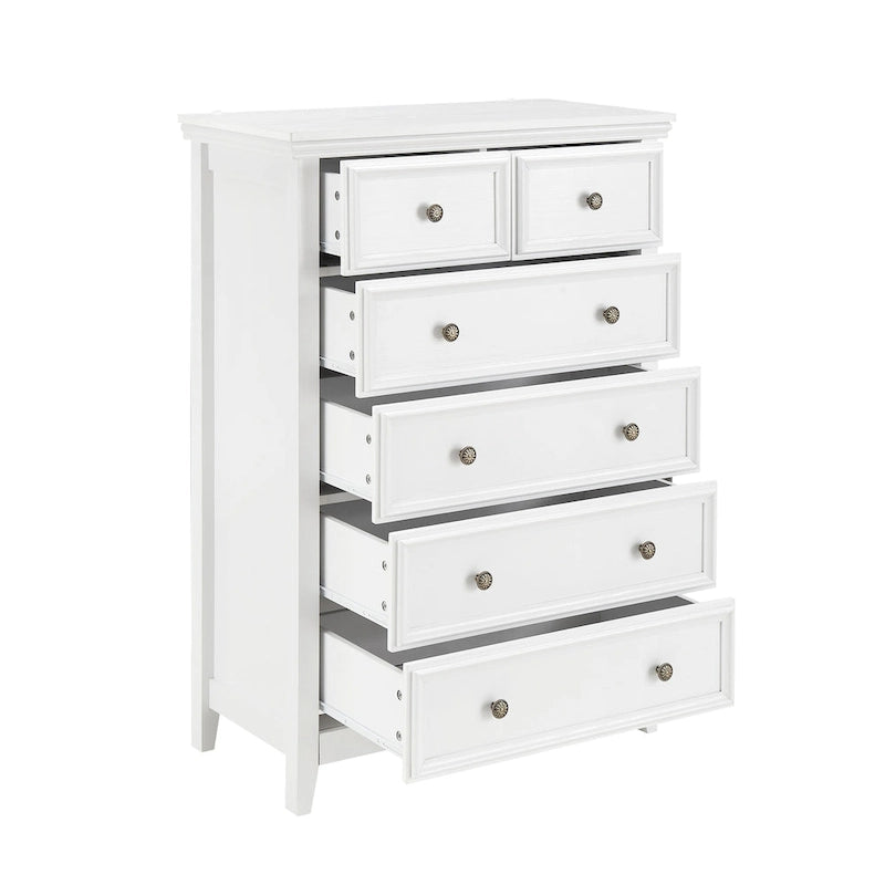 Commode moderne à 6 tiroirs, Organisateur de placard à 6 tiroirs - 31,50 * 15,75 * 44,29