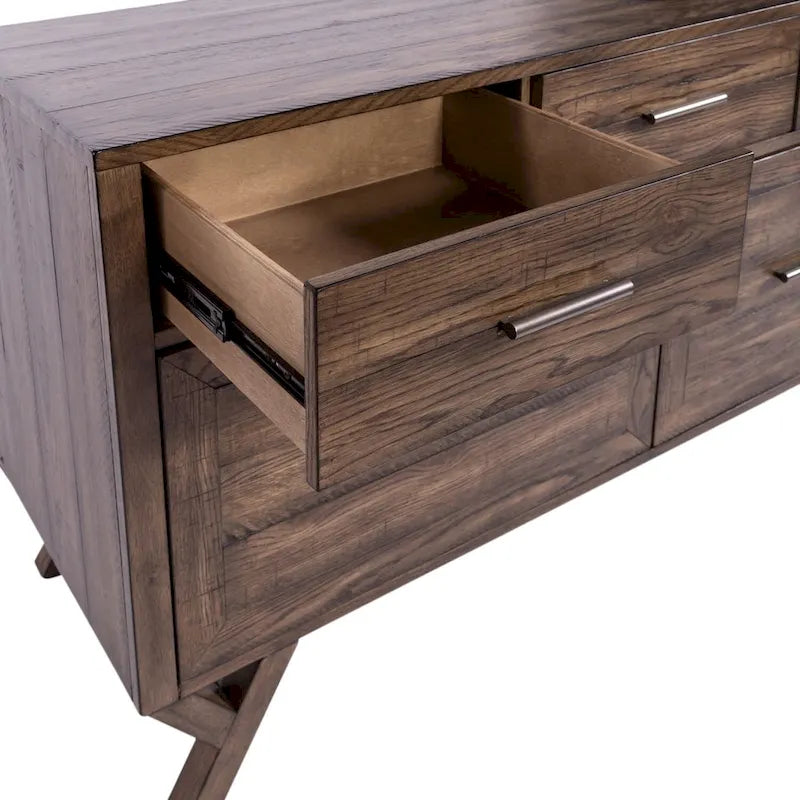 Crédence de bureau Lennox châtaigne vieillie