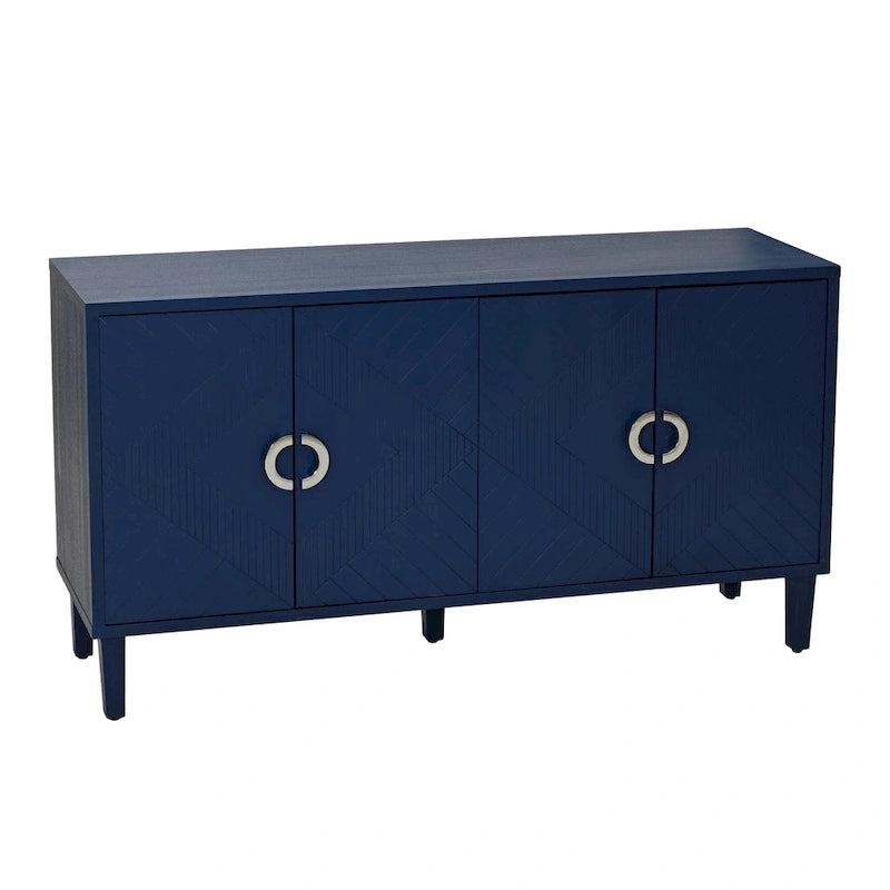 Meuble de rangement 4 portes en MDF