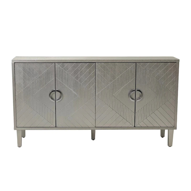 Meuble de rangement 4 portes en MDF