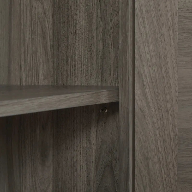 Meuble de rangement rustique avec portes coulissantes façon grange