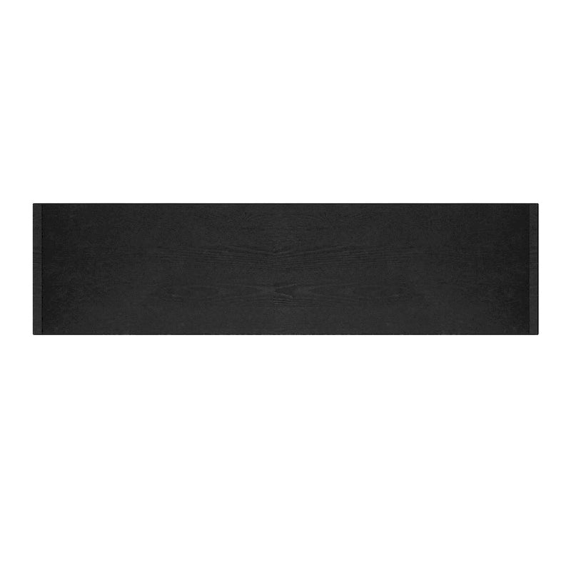 Bahut 4 portes Sunburst Radiating Line - Bleu marine/noir