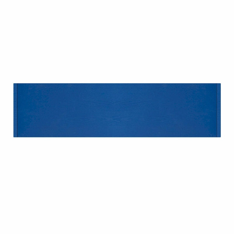 Bahut 4 portes Sunburst Radiating Line - Bleu marine/noir