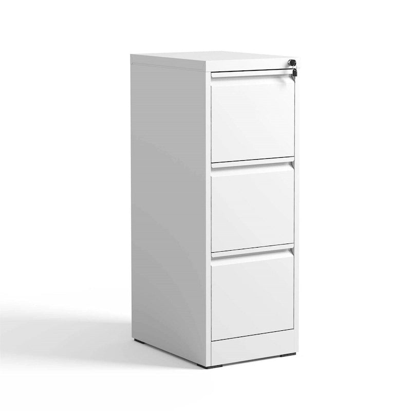 Classeur métallique vertical à 3 tiroirs avec serrure