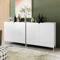 Meuble d'appoint Bogardus de style moderne Mid-Century par Manhattan Comfort