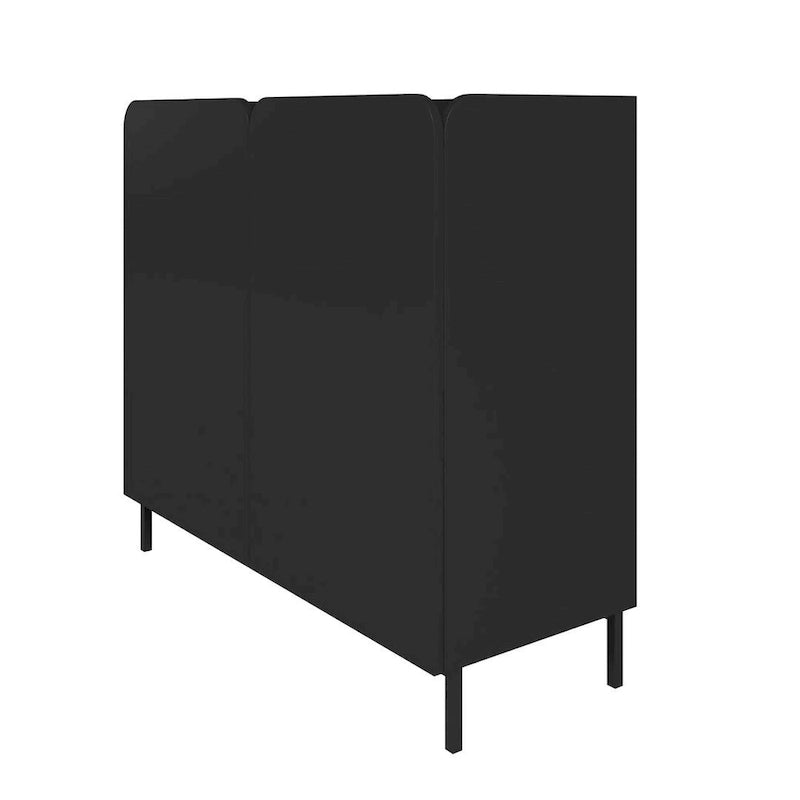 Meuble d'appoint Bogardus de style moderne Mid-Century par Manhattan Comfort