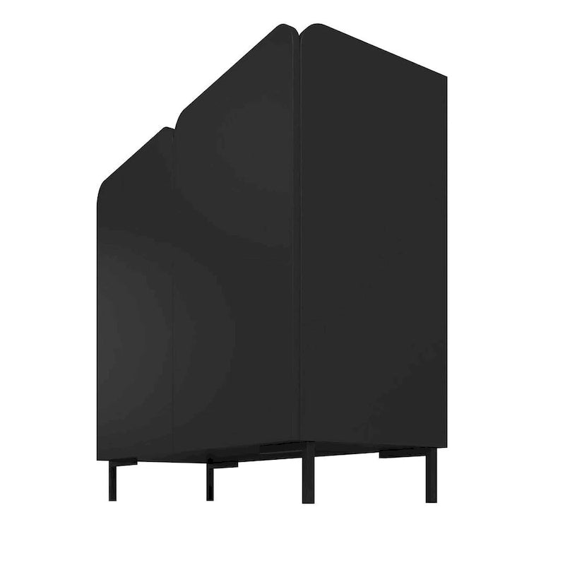 Meuble d'appoint Bogardus de style moderne Mid-Century par Manhattan Comfort
