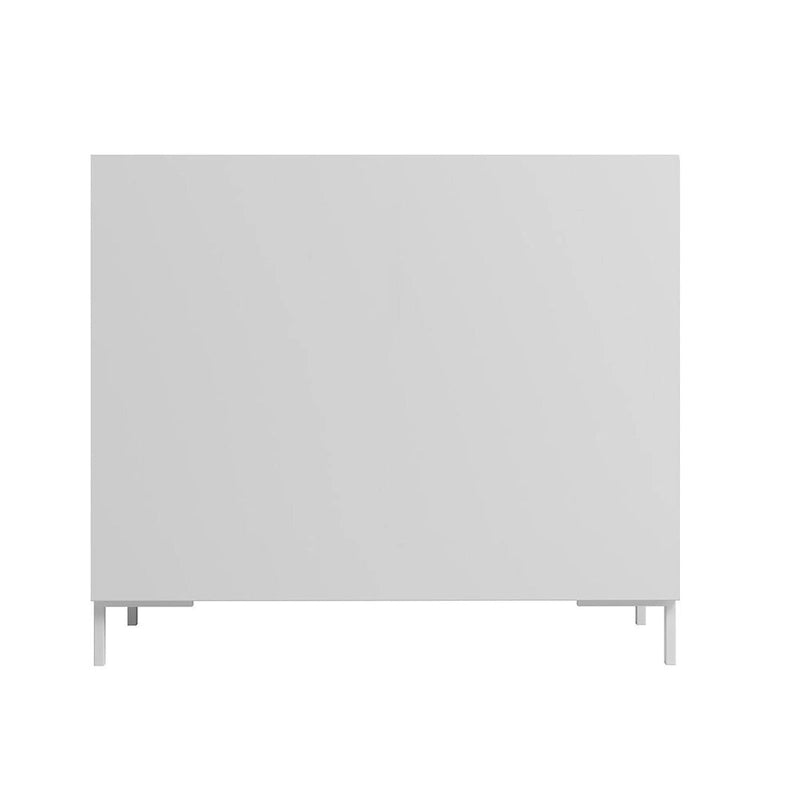 Meuble d'appoint Bogardus de style moderne Mid-Century par Manhattan Comfort