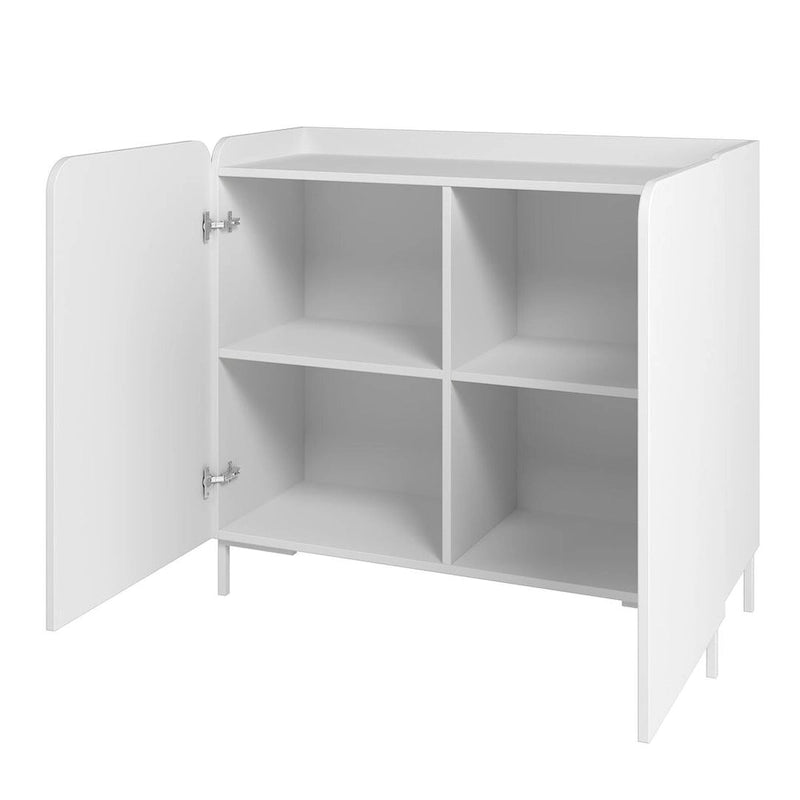 Meuble d'appoint Bogardus de style moderne Mid-Century par Manhattan Comfort