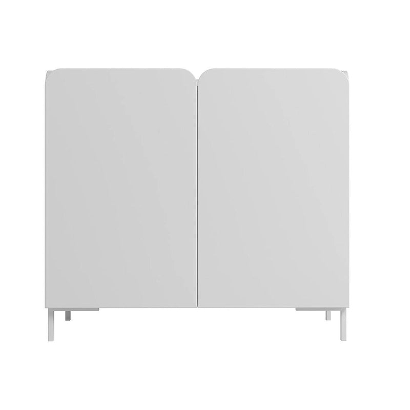 Meuble d'appoint Bogardus de style moderne Mid-Century par Manhattan Comfort