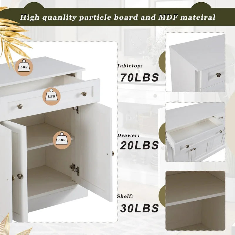 Meuble de buffet avec 2 tiroirs