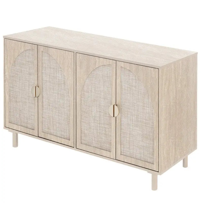 Armoire 4 portes, convient pour chambre à coucher, salon, bureau