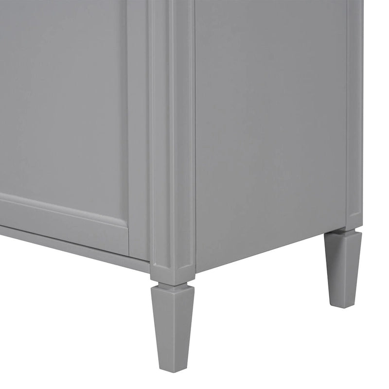 Meuble-lavabo avec vasque intégrée et tiroir basculant