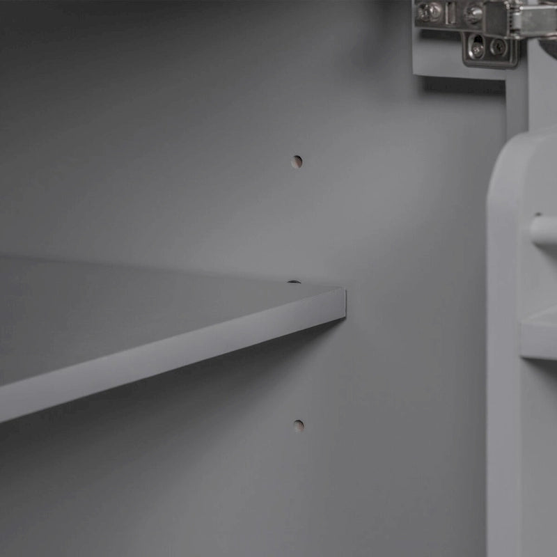 Meuble-lavabo avec vasque intégrée et tiroir basculant