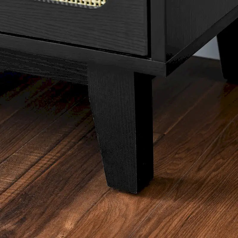 Meuble de rangement en rotin à 6 tiroirs